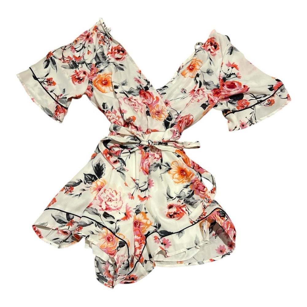 Trixxi Floral Romper NWT